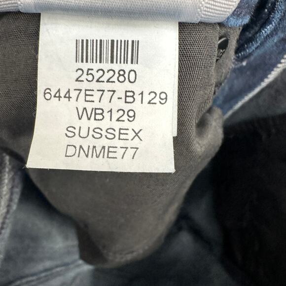 PAIGE CINDY High Rise Ankle Straight Dark Wash Denim Jean in Sussex // 0 - Picture 13 of 15